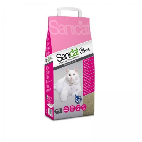 Posipi za mačke Sanicat Ultra 15l